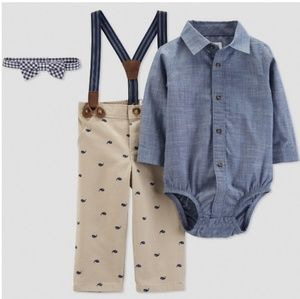 Carter's Boys 12 months suspender set